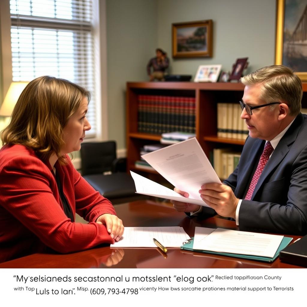 Material Support to Terrorists lawyer Powhatan County, VA